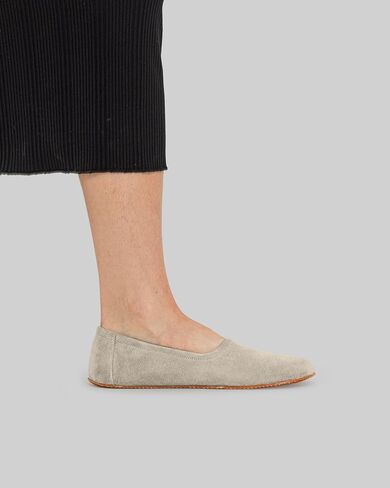 Tulip Cream Color Artisan Handcrafted Genuine Leather Zero Drop Barefoot Flat Ballet Shoes for Women Wide Toe Box Flexible Sole Lightweight Breathable Eco-Friendly Grounding Minimalist Shoes in Saudi Arabia
