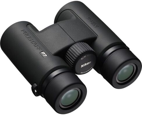 Nikon Prostaff P7 10x30 مناظير مجمعة مع حزام تسخير + مجموعة تنظيف ديلوكس + الهاتف الذكي إلى محول مجهر + قطعة قماش لتنظيف الألياف الدقيقة (5 عناصر) in Kuwait
