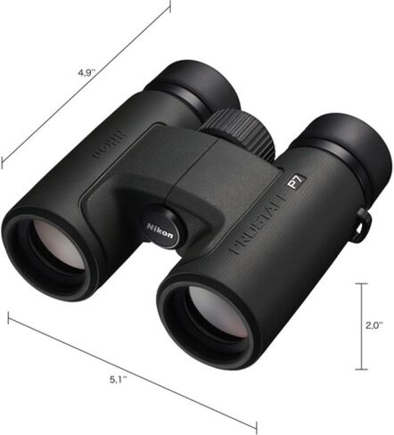 Nikon Prostaff P7 10x30 مناظير مجمعة مع حزام تسخير + مجموعة تنظيف ديلوكس + الهاتف الذكي إلى محول مجهر + قطعة قماش لتنظيف الألياف الدقيقة (5 عناصر) in Kuwait