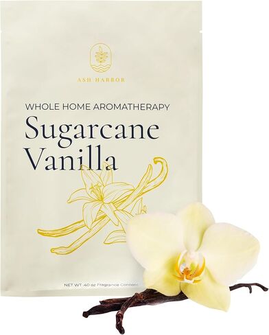 Sugarcane Vanilla Aromatherapy 4 Pack - Filter Fresh Whole Home Air Freshener for Filter - HVAC Vent Air Freshener for Home AC - Whole House Air Fresheners for Home, Office, & More by Ash Harbor in Kuwait