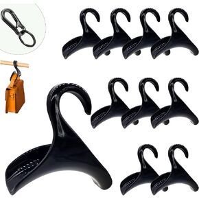 Purse Hangers for Closet, Bag Hanger 11PCS Purse Holder for Closet Backpack Hanger Hook for Organizer Storage Purses Tote Bag Backpacks Handbags(Grey) in Kuwait