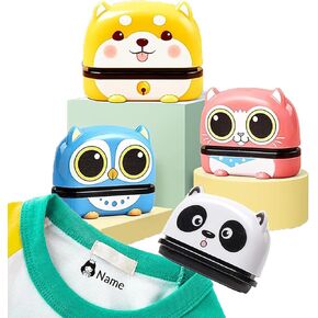 ختم اسم شخصي مخصص لملابس الأطفال، علامات نسيج دائمة مقاومة للماء وقابلة للغسل لملابس الأطفال وملصقات علامات الاسم المخصصة لغرفة الأطفال (باندا) in Kuwait