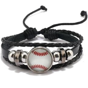 أساور رياضية مضفرة للرجال قابل للتعديل البيسبول / الكرة الطائرة / كرة السلة / كرة القدم / كرة القدم الأساور الرياضية المصنوعة يدويا لمحبي الرياضة قابل للتعديل للجنسين سحر مضفر أساور أساور الصداقة الفريق in Kuwait