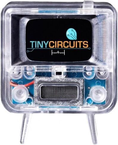 TinyTV 2 - تلفزيون ريترو محمول مع مقابض دوارة عاملة - قم بتحميل مقاطع الفيديو الخاصة بك بسهولة عبر USB على تلفزيونك الصغير (واضح) in Saudi Arabia