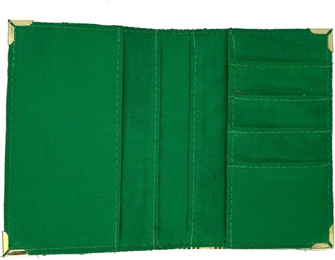 Passport holder "Nazaria", made by Jühue Artesanal, Blue Passport holder, Hand embroidery, Unique piece, Embroidered passport holder, Mexican embroidery, Made in Mexico, Handmade in Saudi Arabia
