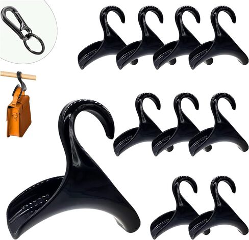 Purse Hangers for Closet, Bag Hanger 11PCS Purse Holder for Closet Backpack Hanger Hook for Organizer Storage Purses Tote Bag Backpacks Handbags(Grey) in Kuwait