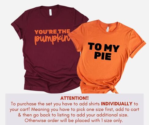 You're The Pumpkin to My Pie Thanksgiving Couple Outfits, His and Her Thanksgiving Shirts for Couple, Matching Thanksgiving Couple Shirts, Funny Thanksgiving Couples Tshirt Plus Size. in Saudi Arabia