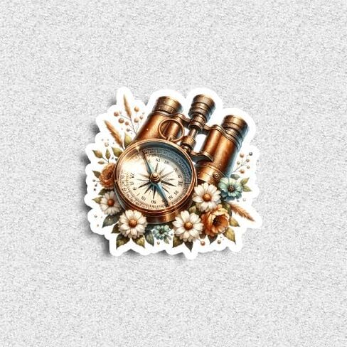 10 Handmade Vintage Maritime Stickers Glossy Stickers for Journals, Scrapbooks, Laptops & Crafts in Saudi Arabia