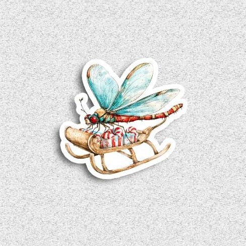 30 Handmade Christmas Insects Stickers Glossy Stickers for Journals, Scrapbooks, Laptops & Crafts in Saudi Arabia