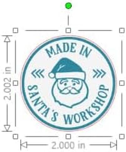 10 Handmade Christmas Stamps Stickers Glossy Stickers for Journals, Scrapbooks, Laptops & Crafts in Saudi Arabia