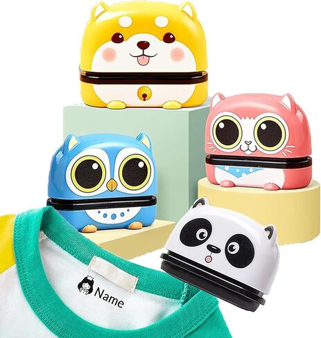 ختم اسم شخصي مخصص لملابس الأطفال، علامات نسيج دائمة مقاومة للماء وقابلة للغسل لملابس الأطفال وملصقات علامات الاسم المخصصة لغرفة الأطفال (باندا) in Kuwait