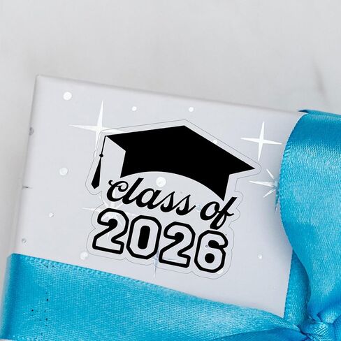 120 × ملصقات هدايا لحفلات التخرج فئة 2026، أختام مظروف التخرج، ملصقات دعوة لإعلان التخرج ذات شكل غير منتظم مع لاصق قوي، عرض 2 بوصة (رقائق ذهبية) in Saudi Arabia