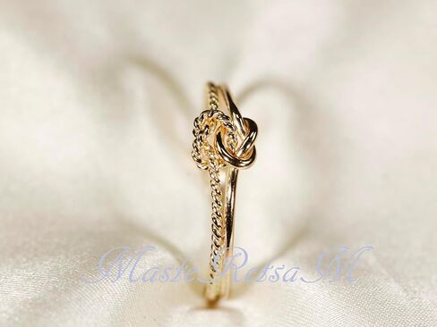 Handmade 14K Gold Filled Ring, Wedding Band Ring for Men, Women, Wire Width:2mm (two 1mm Wire Bonded), Comfort Fit Size 4-11.5 in Saudi Arabia