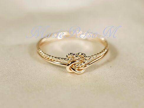 Handmade 14K Gold Filled Ring, Wedding Band Ring for Men, Women, Wire Width:2mm (two 1mm Wire Bonded), Comfort Fit Size 4-11.5 in Saudi Arabia