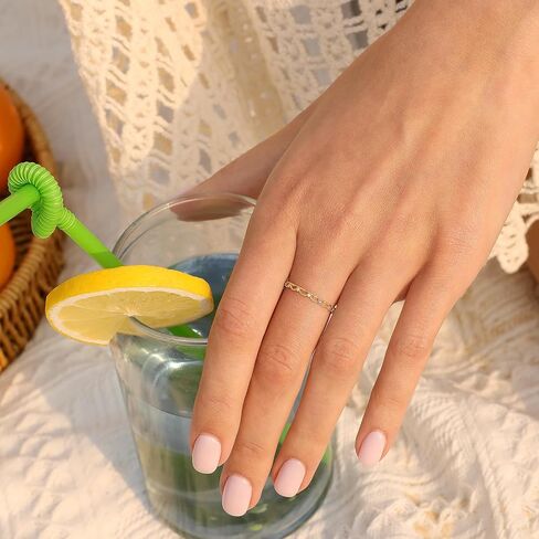 Meissa Dainty Heart Rings for Women 925 Sterling Silver Stacking Ring Pure Thin Stackable Ring Cute Handmade Rings for Girls in Saudi Arabia