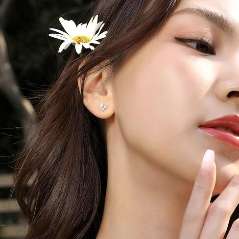Meissa Butterfly Ear Cuff Climber Earrings for Women Sterling Silver Butterfly Gold Ear Cuff Earrings Handmade Diamond Earrings in Saudi Arabia
