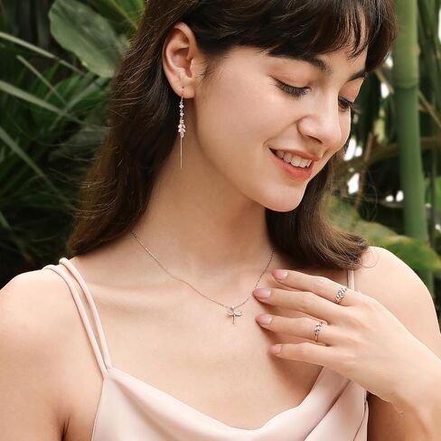 Meissa Sterling Silver Dragonfly Earrings Cute Dragonfly Bug Studs Cubic Zirconia Earring Silver Gold Rose Gold Pleated in Saudi Arabia