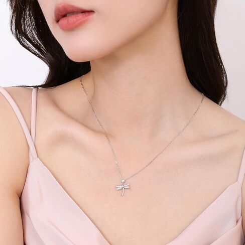 Meissa Sterling Silver Dragonfly Earrings Cute Dragonfly Bug Studs Cubic Zirconia Earring Silver Gold Rose Gold Pleated in Saudi Arabia