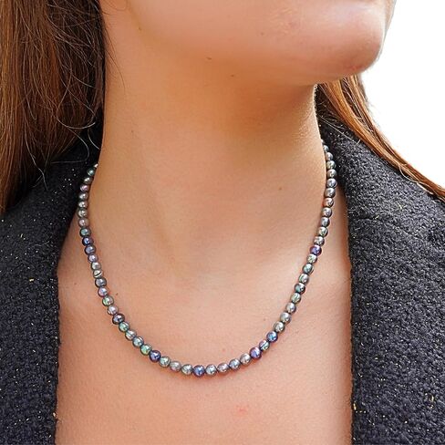 Fresh Water Blue Pearls Necklace for Valentine’s Day/Girlfriend/Wedding/Birthday/Anniversary/Brides in Saudi Arabia
