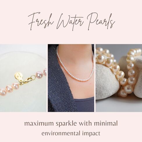 Fresh Water Blue Pearls Necklace for Valentine’s Day/Girlfriend/Wedding/Birthday/Anniversary/Brides in Saudi Arabia