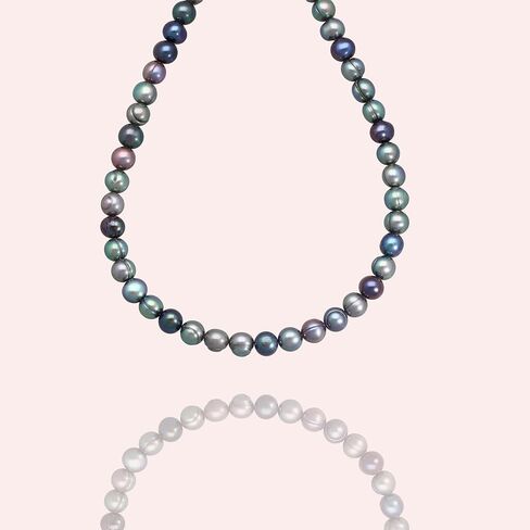 Fresh Water Blue Pearls Necklace for Valentine’s Day/Girlfriend/Wedding/Birthday/Anniversary/Brides in Saudi Arabia