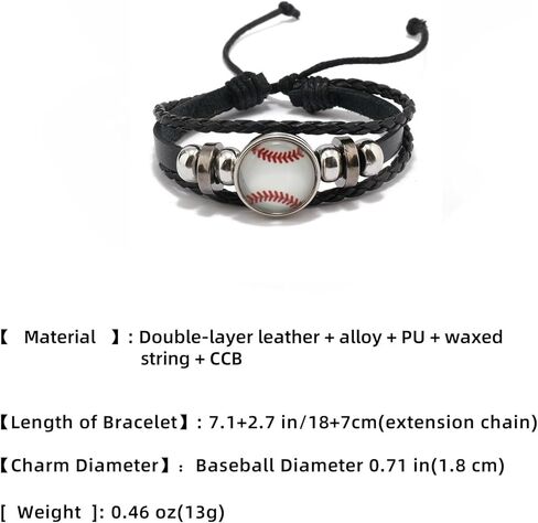 أساور رياضية مضفرة للرجال قابل للتعديل البيسبول / الكرة الطائرة / كرة السلة / كرة القدم / كرة القدم الأساور الرياضية المصنوعة يدويا لمحبي الرياضة قابل للتعديل للجنسين سحر مضفر أساور أساور الصداقة الفريق in Kuwait