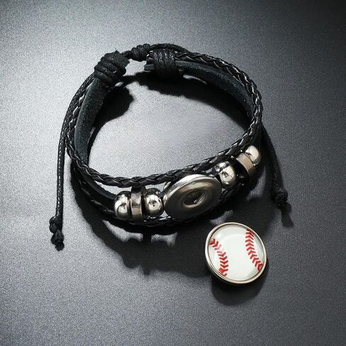 أساور رياضية مضفرة للرجال قابل للتعديل البيسبول / الكرة الطائرة / كرة السلة / كرة القدم / كرة القدم الأساور الرياضية المصنوعة يدويا لمحبي الرياضة قابل للتعديل للجنسين سحر مضفر أساور أساور الصداقة الفريق in Kuwait