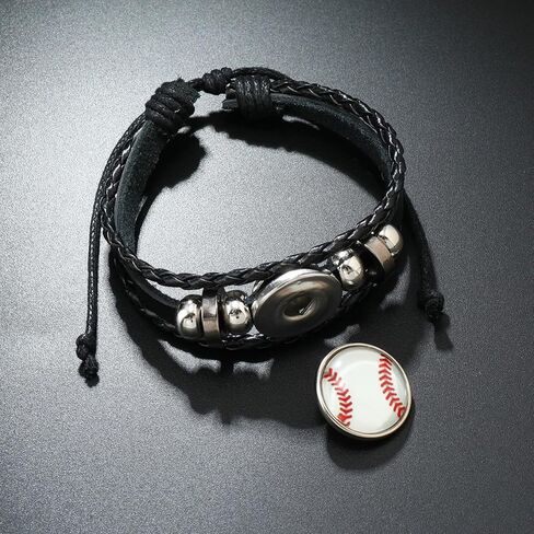أساور رياضية مضفرة للرجال قابل للتعديل البيسبول / الكرة الطائرة / كرة السلة / كرة القدم / كرة القدم الأساور الرياضية المصنوعة يدويا لمحبي الرياضة قابل للتعديل للجنسين سحر مضفر أساور أساور الصداقة الفريق in Kuwait