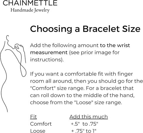 Stainless Steel Bracelet, Handmade in USA by ChainMettle Jewelry (Custom Size) in Saudi Arabia