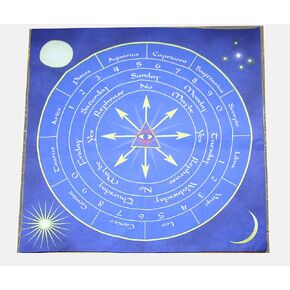 حصيرة البندول للعرافة - قماش الإجابة - قماش المذبح، حصيرة البندول، حصيرة التارو أو حصيرة صب الكريستال in Kuwait