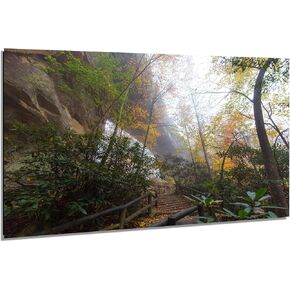 Autumn Mist at Natural Bridge – Red River Gorge Fine Art Print in Kuwait