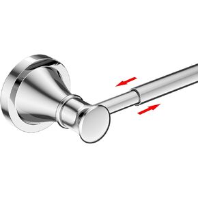 BESy قابل للتعديل البرونزية 16 إلى 28 بوصة حامل منشفة الحمام حامل منشفة الحمام، قضيب منشفة مثبت على الحائط قضيب شماعات ملحقات أجهزة الحمام نمط الفندق، الفولاذ المقاوم للصدأ، برونز مطلي بالزيت in Kuwait