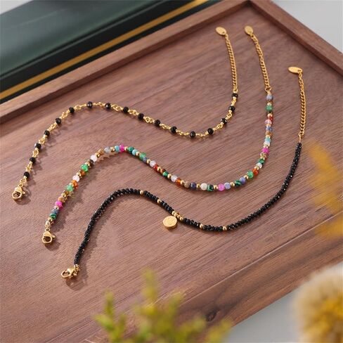 14K Gold Plated Ankle Bracelets 925 Sterling Silver Anklets Ankle Bracelets for Women Anklets Set Waterproof Layered Anklet Chain Beach Anklet Beach Summer Jewelry For Women boho anklets in Saudi Arabia