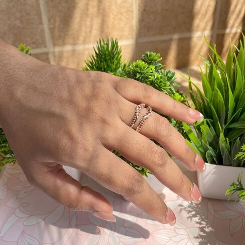 Red Garnet V Shaped Enhancer Guard For Women, 14k Gold Finish Garnet Anniversary Wrap Ring, Anniversary Band in Saudi Arabia