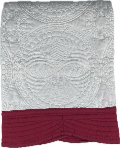 Personalized 1st Christmas Heirloom Quilt Blankets - Custom Embroidered with Name & Snowman. 2 Sizes & 6 Border Color Options. Christmas, Birthday or Shower Gift. in Saudi Arabia