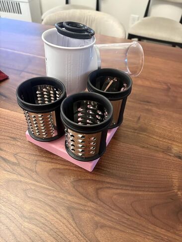 Accessory Storage Caddy -Storage for Stand Mixer Slicer/Shredder Attachment (Compatible with KitchenAid KSMVSA) (Pink) in Saudi Arabia