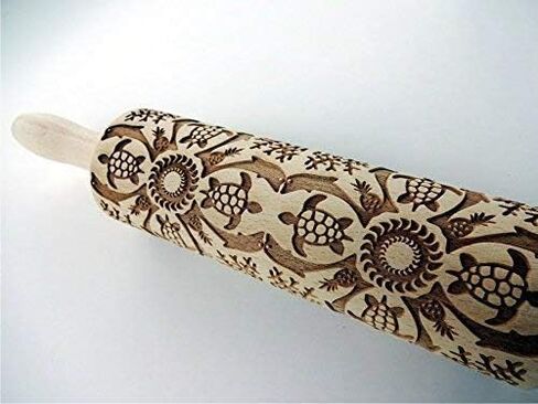 النقش قذائف شوبك. أسطوانة العجين والطين لزخرفة البسكويت والفخار. ختم البسكويت والسيراميك. دعم الهدايا للنساء من Algis Crafts in Saudi Arabia