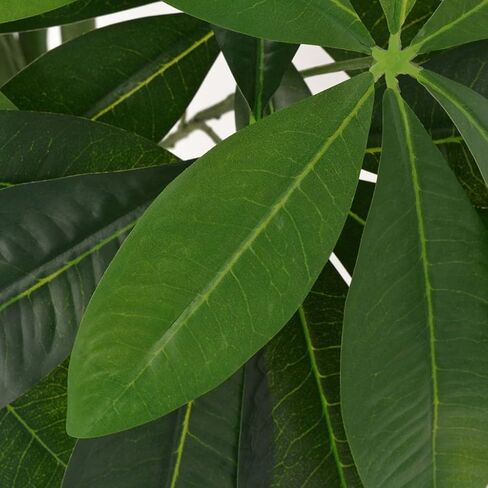 Artificial Fortune Tree Plant with Pot 33.5" Green,Stunning Artificial Fortune Tree 33.5" Lifelike Fortune Plant for Home and Office Decor Home Décor Artificial Flora in Saudi Arabia