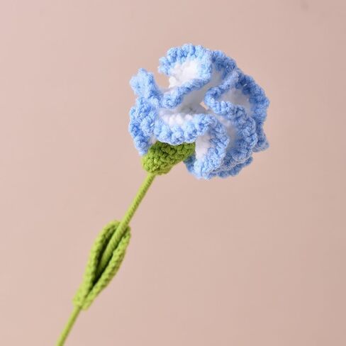 9Pcs Handmade Crochet Flower for Women, Everlasting Carnation for Mother's Day, Weddings, Home Decor for Her in Saudi Arabia