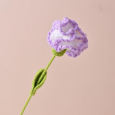 9Pcs Handmade Crochet Flower for Women, Everlasting Carnation for Mother's Day, Weddings, Home Decor for Her in Saudi Arabia
