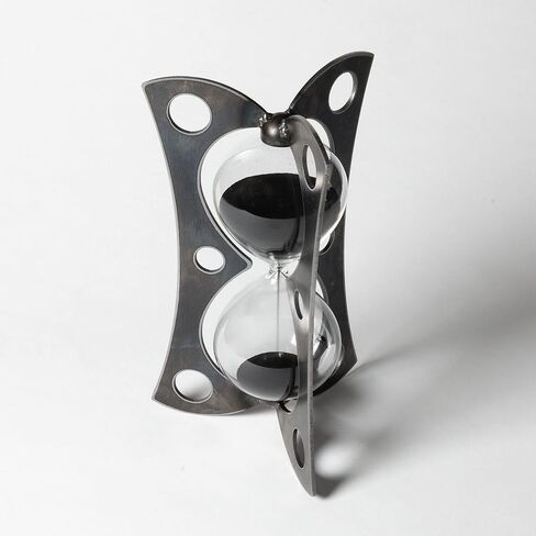 Industrial Metal Sand Timer - Unique Rustic Metal Hourglass Décor (15 or 30min) 30 Minutes in Kuwait