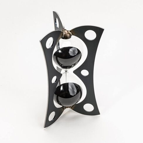 Industrial Metal Sand Timer - Unique Rustic Metal Hourglass Décor (15 or 30min) 30 Minutes in Kuwait