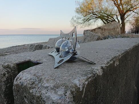 Industrial Metal Sand Timer - Unique Rustic Metal Hourglass Décor (15 or 30min) 30 Minutes in Kuwait