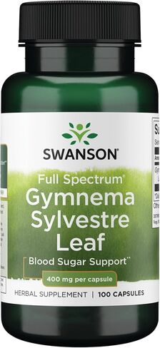 Swanson Gymnema Sylvestre Leaf 400 Milligrams 100 Capsules in Saudi Arabia