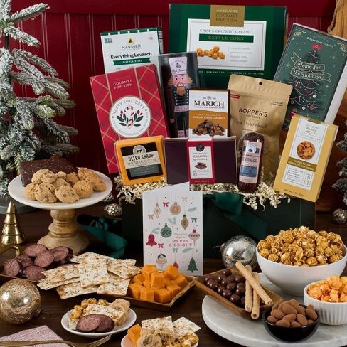 Christmas Basket Gift Premium of Holiday Foods by GourmetGiftBaskets.com in Saudi Arabia
