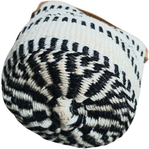 SAWA SAWA Balance Handmade Sisal Wine Basket with Handles and Button Closure, Reusable Economical Organic Fiber Wine Bottle Carrier, Portable Wine Bags for Gifts, Travel, Beach and Picnic in Saudi Arabia