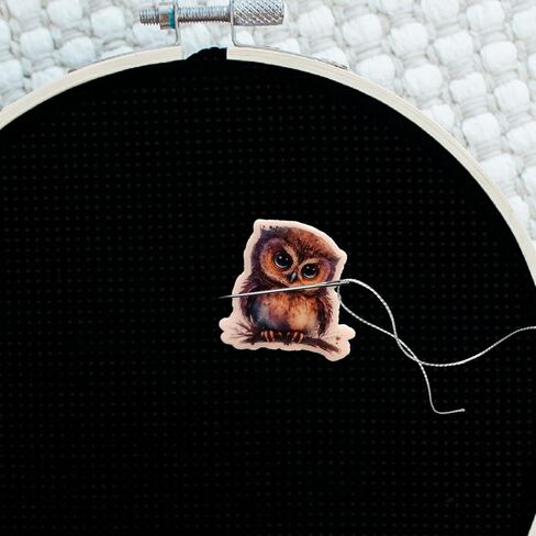 Cute Owl Magnetic Needle Minder – Owl Needle Holder for Cross Stitch, Embroidery, Quilting & Sewing Projects in Saudi Arabia