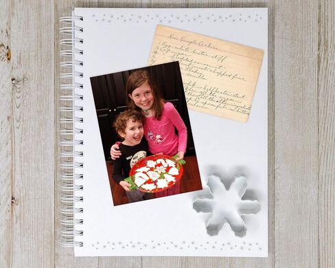 Christmas Album & Memory Book - Hard Cover Personalized Card Photo Book & Journal - Photos with Santa Book (Christmas Plaid) in Saudi Arabia
