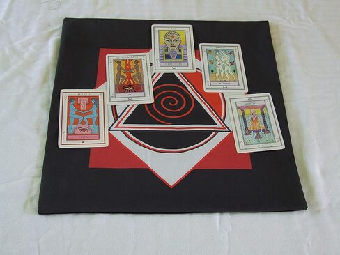 Altar Cloth or Tarot Mat - Triple Goddess Symbol in Saudi Arabia