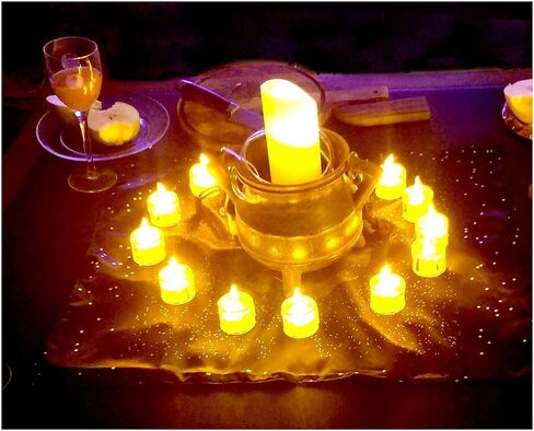 Altar Cloth or Tarot Mat - Four Quarters of the Moon - Pagan or Wiccan Altar or Tarot Cloth for Rituals, Tarot Readings & Fortune-telling in Saudi Arabia